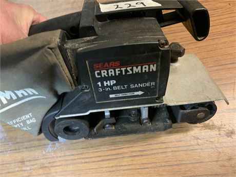 Craftsman 1 HP Belt Sander 3 x 21