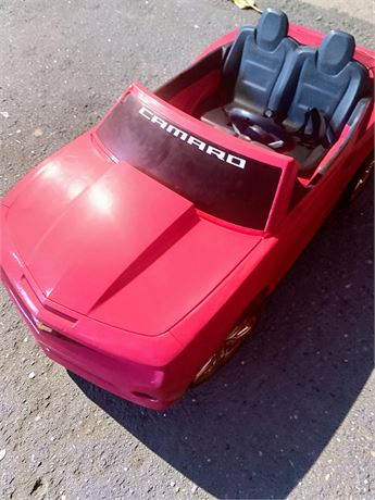 National Products 12-Volt Chevrolet Camaro Ride-On Toy Car In Bright Pink