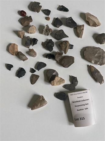 Native American Flint Arrowheads