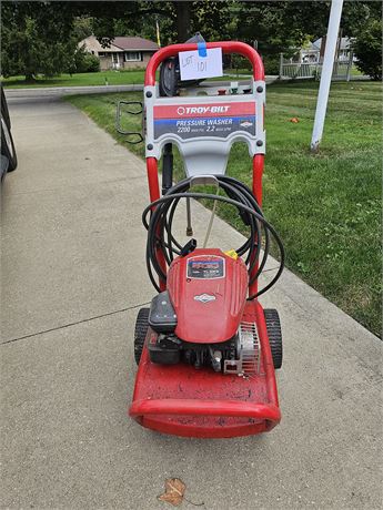 Troybilt 2200 MAX PSI 5HP Pressure Washer - RUNS