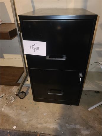 Black File Cabinet