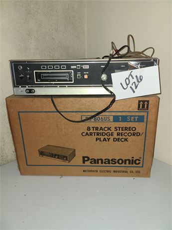 Panasonic 8-Track Stereo Play Deck RS-806US