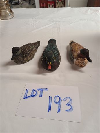 Wood Carved Drake 1984 Duck Decoys