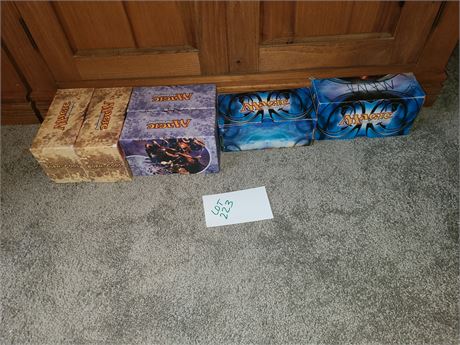 Magic the Gathering Boxes filled with MTG Cards