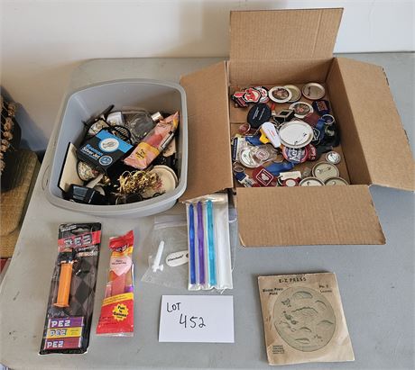 Mixed Misc Lot - Key Chains / Pez & More
