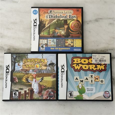 Nintendo DS Games Bundle of 3