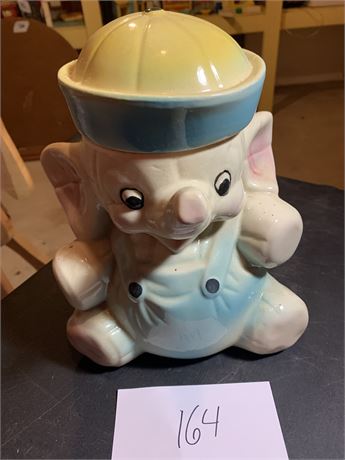 Vintage Elephant Cookie Jar