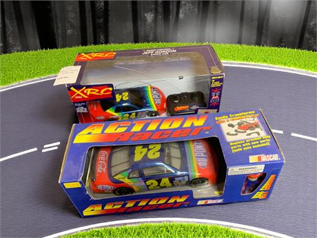 Jeff Gordon NASCAR #24 Die Cast Cars: Action Racing From 1996 Racer/Wrecked Car