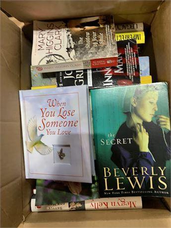 Book Lot - John Grisham - Beverly Lewis -Mary Higgins Clark - Megyn Kelly & More