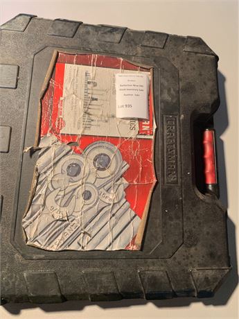 Craftsman Socket Tool Set In Carrying Case