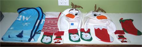 Frozen Hats, Throw, Stockings