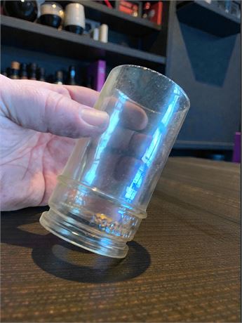 Vintage Clear Glass Electrical Insulators/Light Covers By Whitall Tatum Company