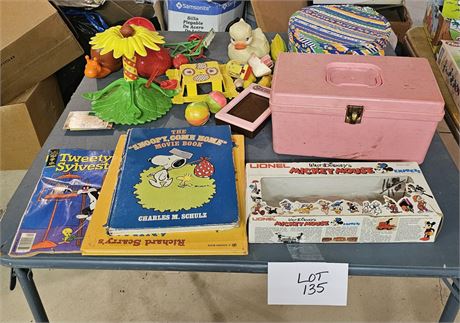 Mixed Toy Lot- Strawberry Shortcake, Books & More