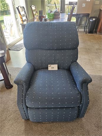 Country Blue Recliner