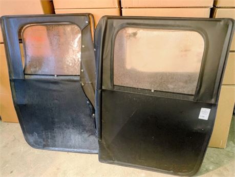 Jeep CJ7 or YJ Aftermarket Soft Door For Half-Doors Jeeps - Lot of 2