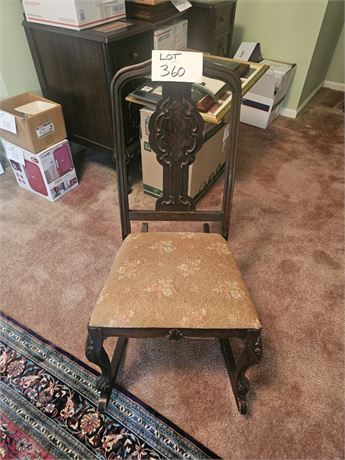 Antique Wood Rocker