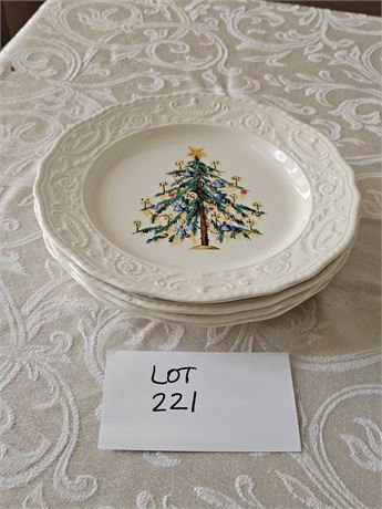 Vintage Canonsburg Christmas Plates