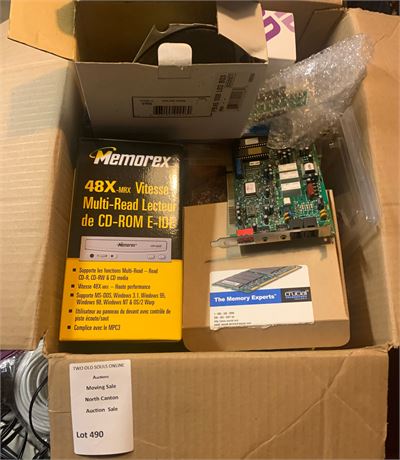 Newclear 3D Driver Disk, Memorex 48X CD-ROM Drive, Crucial Memory Module & More