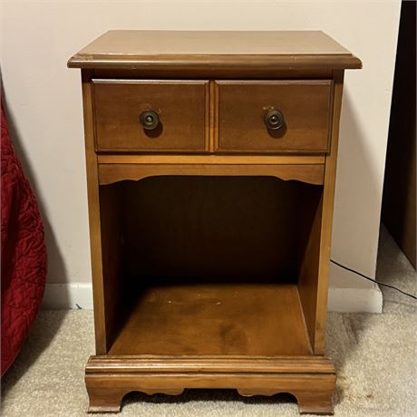 Wooden Nightstand - 23"T x 16 x 13"