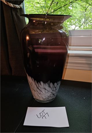 Purple Decorative Vase