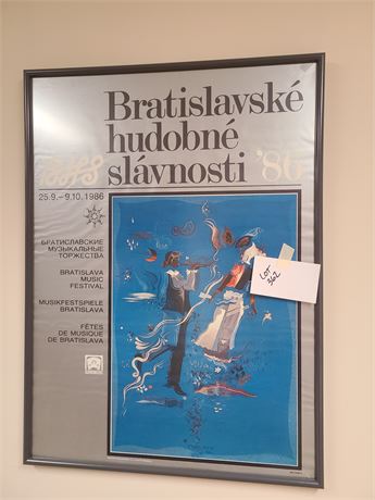 BHS 1986 Framed Poster