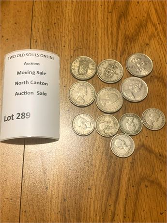 British Coin Lot of 11