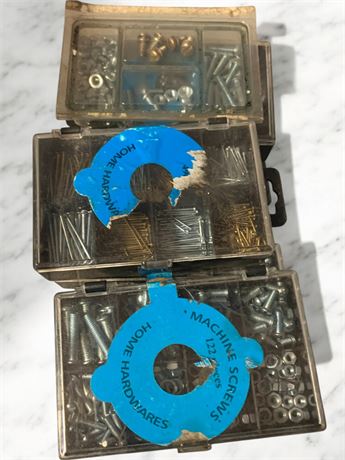 Misc Hardware Lot  Nails, Bolts & More