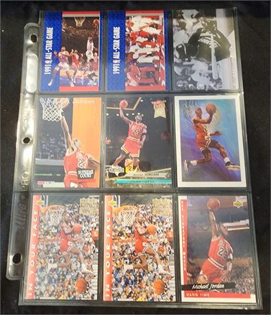 Michael Jordan Sleeve of Cards