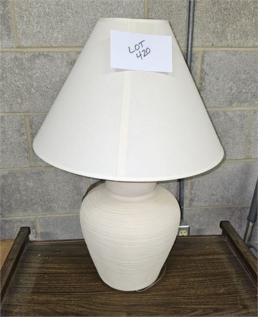 Pottery Table Lamp