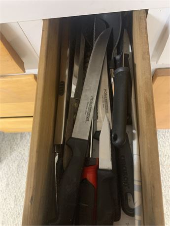 Knife Drawer Cleanout - Varying Sizes & Types