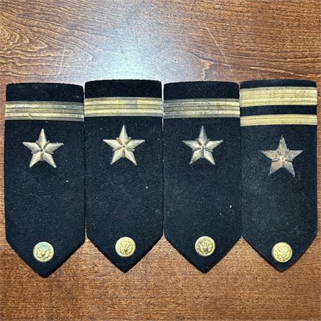 Vintage Original U.S. Navy Rank Insignia Shoulder Boards
