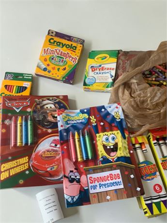 Crayola Art supplies & Activity Sets - Stampers, Crayons, Coloring Books