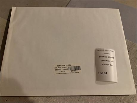 US Postal Stamps FCBK Wave 2 Fr 2001 $30.60 (Sealed Envelope)