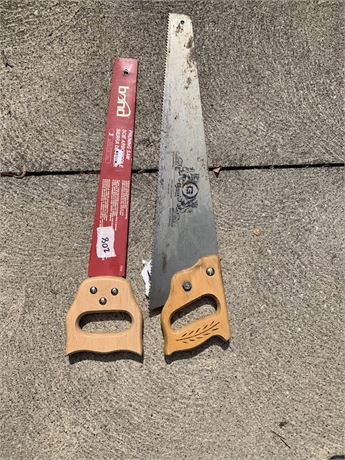 Gard Hand Saw & Bond Pruning Saw - Lot Of 2 Saws