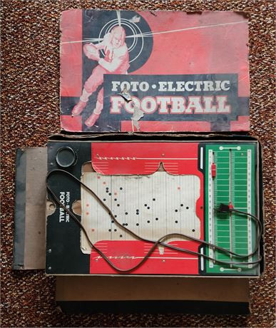 Vintage Foto Electric Football Game