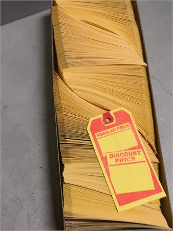 Retail Discount Sale Hang Tag Lot