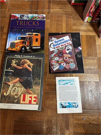 Life, Harlem Globetrotters, TRUCKS, books