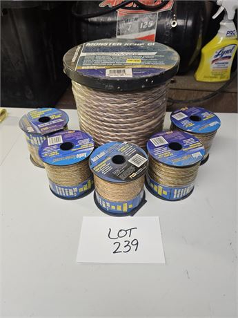 Monster XPHP-C1 100FT Speaker Wire & 50 FT Speaker Wire Spools