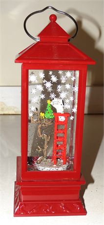 Snoopy On Ladder Lantern