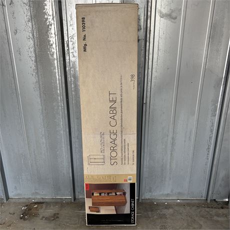 New - Sauder Woodworking Storage Cabinet In American Oak