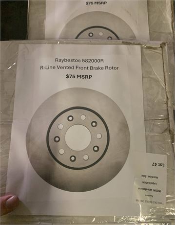 Raybestos 582000R R-Line Vented Front Brake Rotor