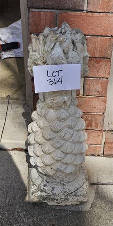 Concrete Pineapple Yard Decor