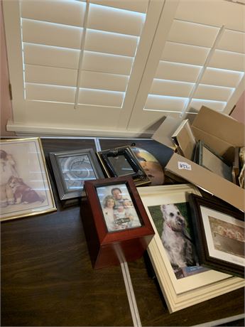 Picture Frame Lot - Misc Sizes & Styles