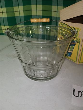 Anchor Hocking Glass Flower Basket