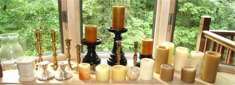 Candles, Candle Holders