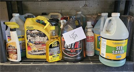 Shelf Cleanout- Antifreeze, Chainsaw Lubricant, Wiper Fluid & More