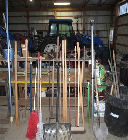 Hand Tools, Handles, Shovels, Etc