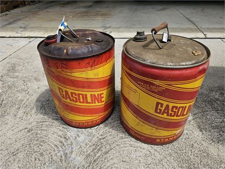 Stancan Metal 5 Gal Gasoline Cans