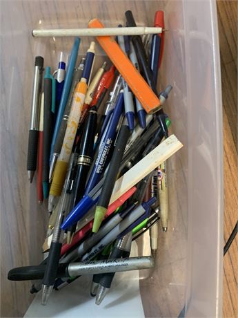 Vintage Advertising Ink Pen Lot