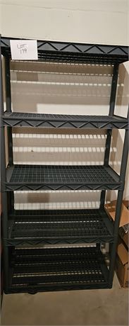 Plastic Gray Shelf